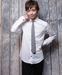 おしゃれスタ（オシャレスタ）の「日本製スリムネクタイ(GW)（ネクタイ）」