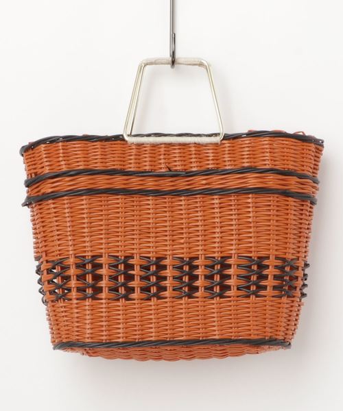 LE VERNIS（ル・ベルニ）の「メタルハンドルPPトート（かごバッグ・レディース・ブラック/ベージュ/オレンジ・FREE）」の3枚目の写真