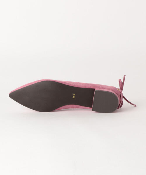 green label relaxing（グリーンレーベルリラクシング）の「★KFCポインテッド バックレースアップ フラットシューズ(1.5cmヒール)（パンプス・レディース・グレー/ライトピンク/ブラック/その他1/シルバー/ワインレッド・22.5cm/23cm/25cm/24.5cm/22cm/24cm/23.5cm）」の11枚目の写真
