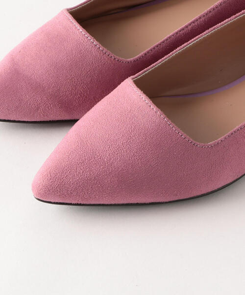 green label relaxing（グリーンレーベルリラクシング）の「★KFCポインテッド バックレースアップ フラットシューズ(1.5cmヒール)（パンプス・レディース・グレー/ライトピンク/ブラック/その他1/シルバー/ワインレッド・22.5cm/23cm/25cm/24.5cm/22cm/24cm/23.5cm）」の9枚目の写真