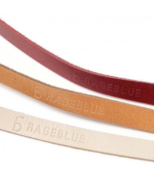 RAGEBLUE(レイジブルー)の「レザーネックストラップ/808512(ネックレス・メンズ・ブラック/ダークブラウン/レッド/ベージュ系その他・FREE)」の11枚目の写真
