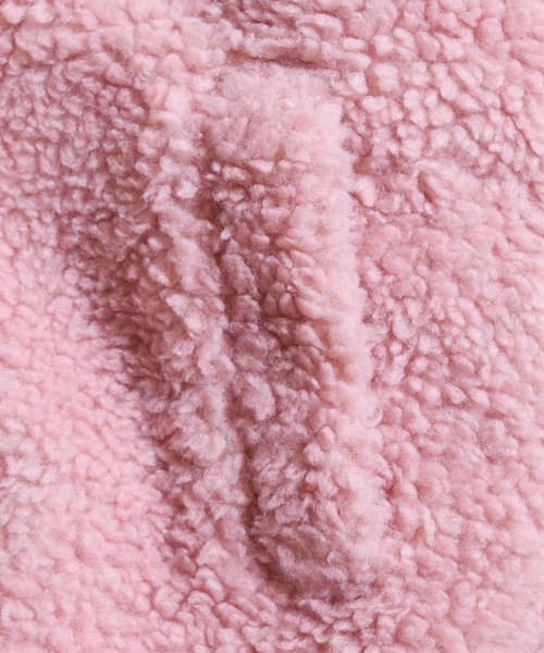 WEGO（ウィゴー）の「WEGO/リバーシブルボアノーカラーブルゾン（ブルゾン・レディース・ホワイト/ブラック/ベージュ/ブルー/ピンク・FREE）」の22枚目の写真