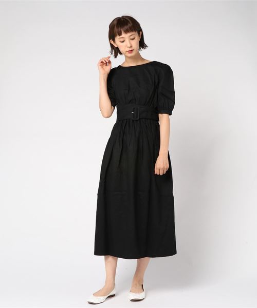 MOUSSY(マウジー)の「OPEN BACK DRESS(ワンピース・レディース・ブラウン系その他/ブラック/ブルー系その他・2/1)」の6枚目の写真