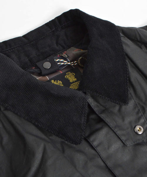 Barbour（バブアー）の「Barbour BEAUFORT Wax Jacket（ブルゾン・メンズ・ブラック/オリーブ・40/38）」の7枚目の写真