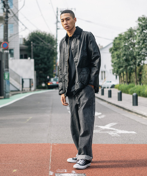 Barbour（バブアー）の「Barbour BEAUFORT Wax Jacket（ブルゾン・メンズ・ブラック/オリーブ・40/38）」の22枚目の写真