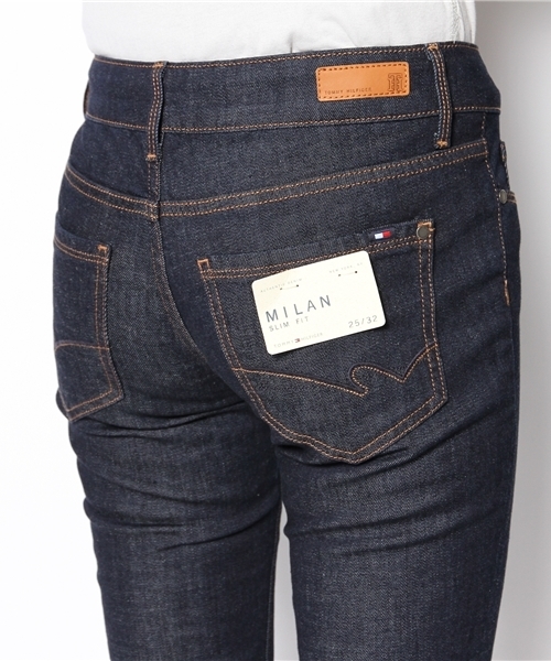 TOMMY HILFIGER（トミーヒルフィガー）の「MILAN SKINNY RINSE（デニムパンツ・レディース・インディゴブルー・26inch/27inch/25inch）」の5枚目の写真