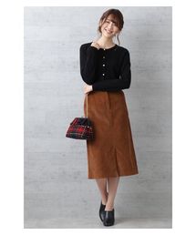 NATURAL BEAUTY BASIC | 【雑誌掲載】コーデュロイストレートスカート(スカート)