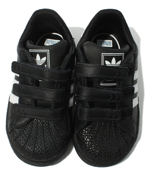 adidas Originals（アディダスオリジナルス）の「ベビー キッズ アディダス ベルクロ スニーカー adidas SS 2 CMF I 13FW（スニーカー・キッズ・ホワイト/ブラック・12cm/13cm/14cm/15cm/16cm）」の10枚目の写真