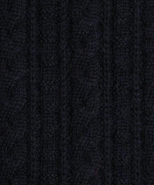 niko and...（ニコアンド）の「ビシュウケーブルプルオーバー（ニット/セーター・メンズ・ネイビー/ブラウン/オフホワイト/オレンジ・MEDIUM/LARGE）」の13枚目の写真