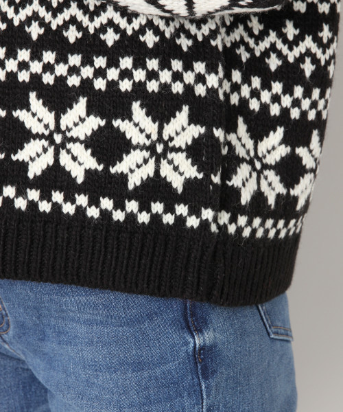 LOWRYS FARM(ローリーズファーム)の「ユキガラプルオーバー 816669(ニット/セーター・レディース・ブラック/アイボリー/グリーン・FREE)」の10枚目の写真