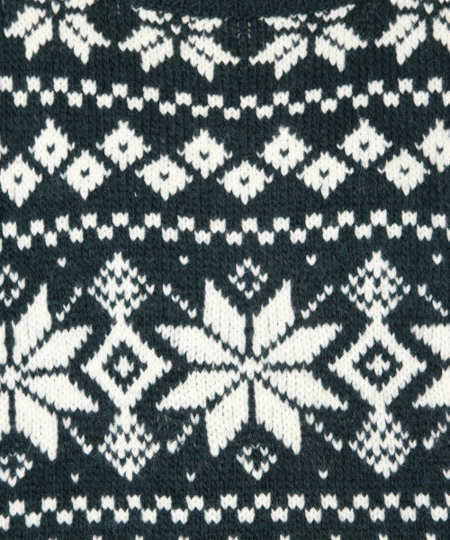 LOWRYS FARM(ローリーズファーム)の「ユキガラプルオーバー 816669(ニット/セーター・レディース・ブラック/アイボリー/グリーン・FREE)」の15枚目の写真
