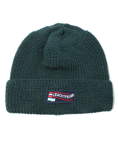 BEAUTY&YOUTH UNITED ARROWS(ビューティーアンドユースユナイテッドアローズ)の「<LEUCHTFEUER> KNIT CAP 1/ニット帽◆(ニットキャップ/ビーニー・メンズ・ライトグレー/ブラウン/レッド/オレンジ/ケリー/ネイビー・ONE SIZE)」の3枚目の写真