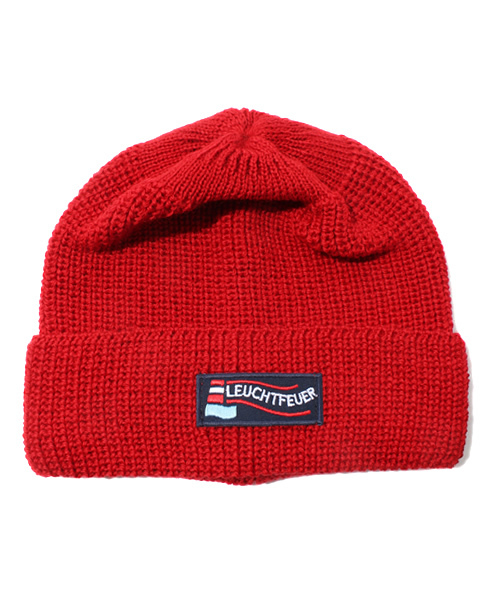 BEAUTY&YOUTH UNITED ARROWS(ビューティーアンドユースユナイテッドアローズ)の「<LEUCHTFEUER> KNIT CAP 1/ニット帽◆(ニットキャップ/ビーニー・メンズ・ライトグレー/ブラウン/レッド/オレンジ/ケリー/ネイビー・ONE SIZE)」の5枚目の写真