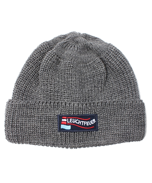 BEAUTY&YOUTH UNITED ARROWS(ビューティーアンドユースユナイテッドアローズ)の「<LEUCHTFEUER> KNIT CAP 1/ニット帽◆(ニットキャップ/ビーニー・メンズ・ライトグレー/ブラウン/レッド/オレンジ/ケリー/ネイビー・ONE SIZE)」の2枚目の写真