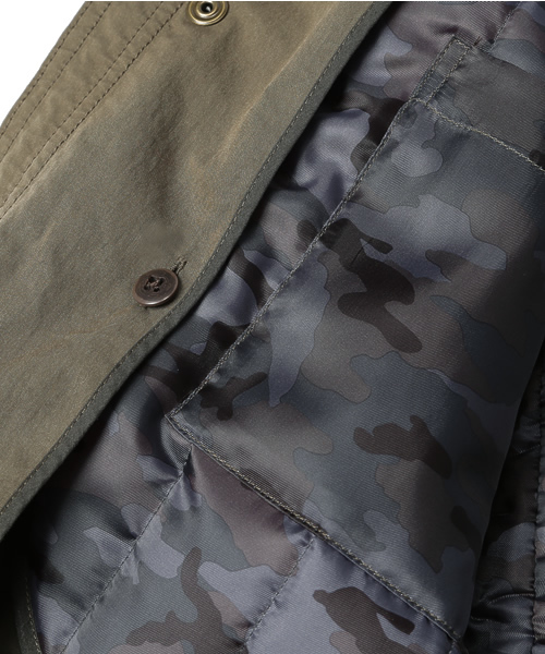 R.NEWBOLD(アールニューボールド)の「MODS COAT/235165/∂(モッズコート・メンズ・ネイビー/カーキ・SMALL/MEDIUM/X-LARGE/LARGE)」の6枚目の写真