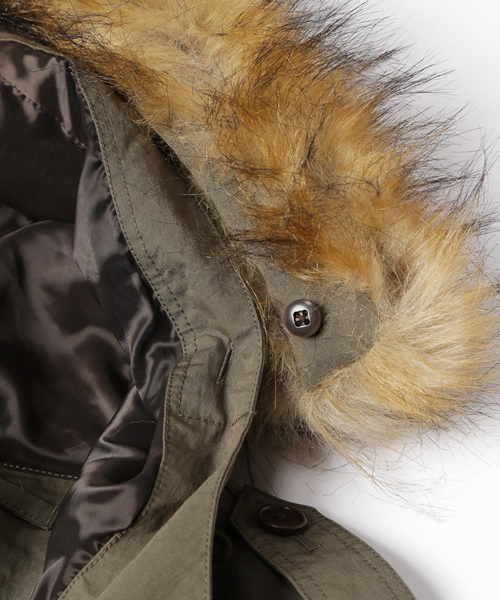 R.NEWBOLD(アールニューボールド)の「MODS COAT/235165/∂(モッズコート・メンズ・ネイビー/カーキ・SMALL/MEDIUM/X-LARGE/LARGE)」の8枚目の写真