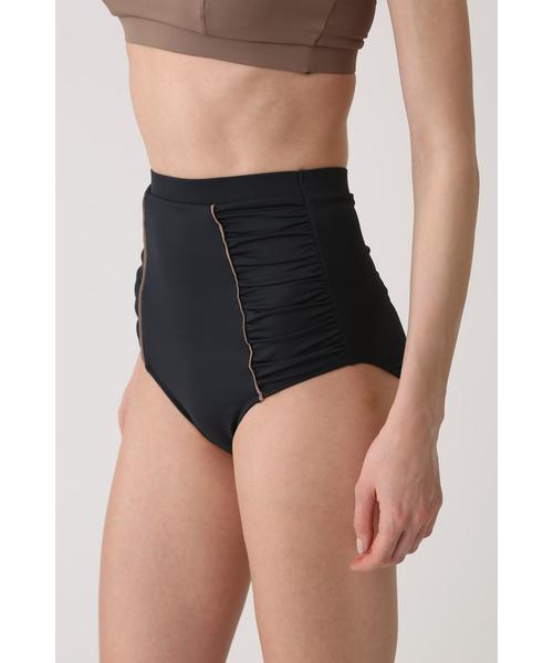 RIM.ARK（リムアーク）の「ﾊｲｳｴｽﾄｽｲﾑﾊﾟﾝﾂ（水着・レディース・ブラック/ブラウン・36/38）」の3枚目の写真