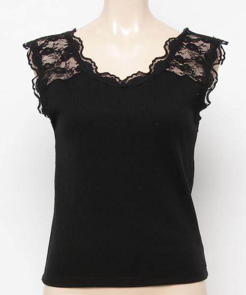 WEGO（ウィゴー）の「WEGO/2WAYレースタンクトップ（タンクトップ・レディース・ホワイト/ブラック/ベージュ・FREE）」の20枚目の写真