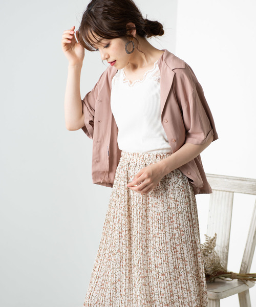 WEGO（ウィゴー）の「WEGO/2WAYレースタンクトップ（タンクトップ・レディース・ホワイト/ブラック/ベージュ・FREE）」の6枚目の写真