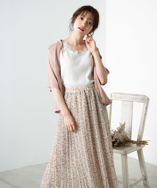 WEGO（ウィゴー）の「WEGO/2WAYレースタンクトップ（タンクトップ・レディース・ホワイト/ブラック/ベージュ・FREE）」の7枚目の写真