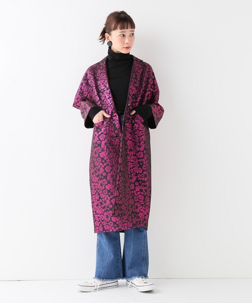 BAUM UND PFERDGARTEN(バウムウンドヘルガーデン)の「【BAUM UND PFERDGARTEN】 Flower Jaquard(その他アウター・レディース・ピンク・36)」の10枚目の写真