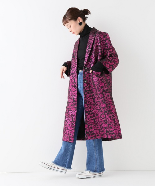 BAUM UND PFERDGARTEN(バウムウンドヘルガーデン)の「【BAUM UND PFERDGARTEN】 Flower Jaquard(その他アウター・レディース・ピンク・36)」の11枚目の写真