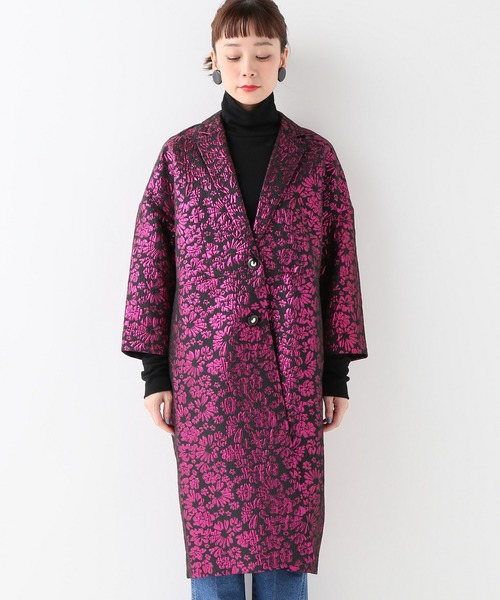 BAUM UND PFERDGARTEN(バウムウンドヘルガーデン)の「【BAUM UND PFERDGARTEN】 Flower Jaquard(その他アウター・レディース・ピンク・36)」の12枚目の写真