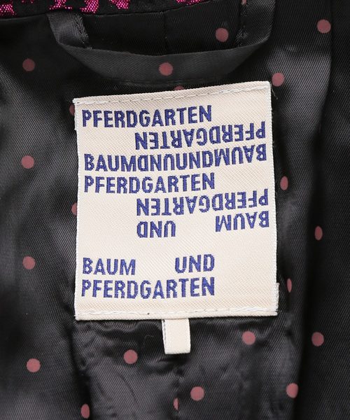BAUM UND PFERDGARTEN(バウムウンドヘルガーデン)の「【BAUM UND PFERDGARTEN】 Flower Jaquard(その他アウター・レディース・ピンク・36)」の7枚目の写真