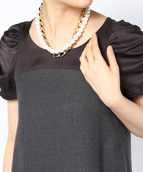 WEGO（ウィゴー）の「WEGO/パール2連ネックレス（ネックレス・レディース・ホワイト・FREE）」の2枚目の写真