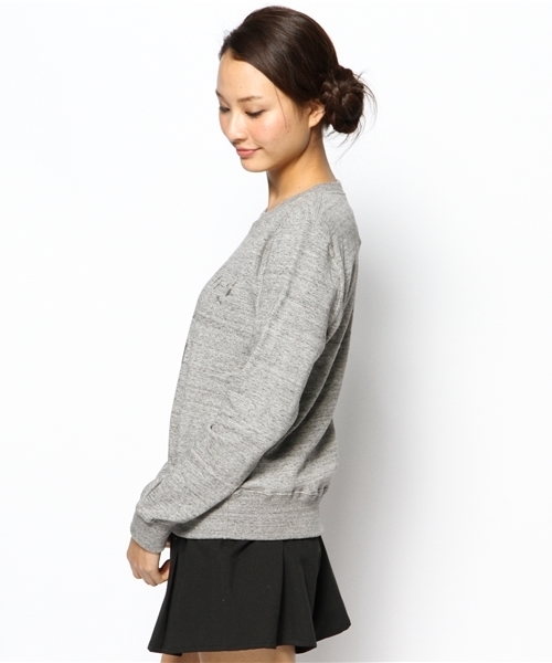 goa（ゴア）の「MIX杢裏毛 プリントプルオーバー（パーカー・レディース・グレー/ベージュ・FREE）」の7枚目の写真