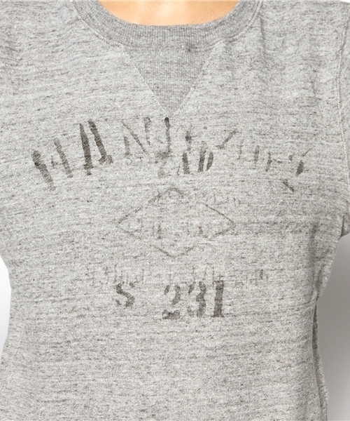 goa（ゴア）の「MIX杢裏毛 プリントプルオーバー（パーカー・レディース・グレー/ベージュ・FREE）」の4枚目の写真