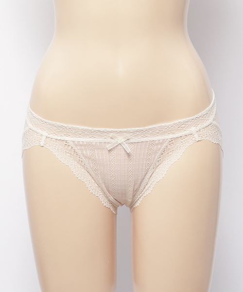 KID BLUE(キッドブルー)の「【40周年特別アイテム/総レースランジェリー】キッドブルー -ストライプレース -ノーマルショーツ -KIMH162 -kidblue(ショーツ・レディース・サックスブルー/ピンク・M/L)」の2枚目の写真