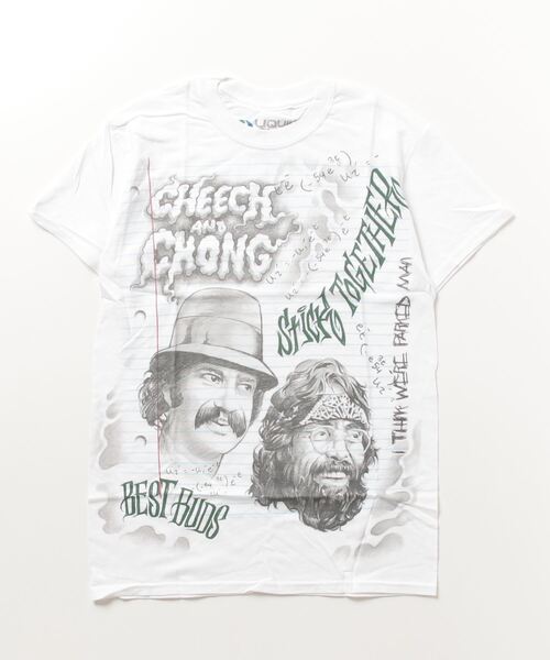 PARKS TOKYO SELECT（パークストウキョウセレクト）の「【LIQUID BLUE】（UN）プリントTシャツ（Tシャツ/カットソー・メンズ・ホワイト/ホワイト系その他/ブラック・SMALL/MEDIUM/LARGE）」の2枚目の写真