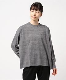 homspun | homspun / ワイドフォルム クルーネック カットソー ロングスリーブ＜WOMEN＞(Tシャツ/カットソー)