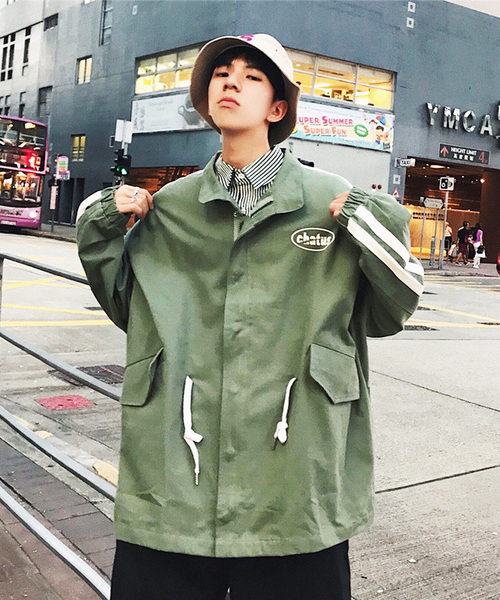 Beautiful Harmony(ビューティフルハーモニー)の「ウエスト絞り ワーク スタジャン ブルゾン(スタジャン)」|カーキ