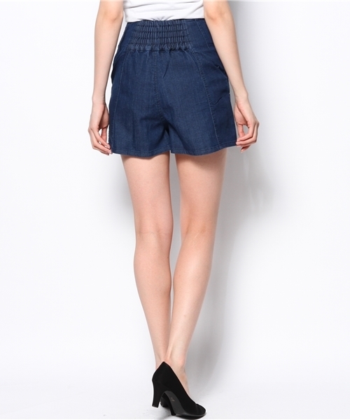 Chico(チコ)の「デニムハイウエストショートP(その他パンツ・レディース・ネイビー・FREE)」の3枚目の写真