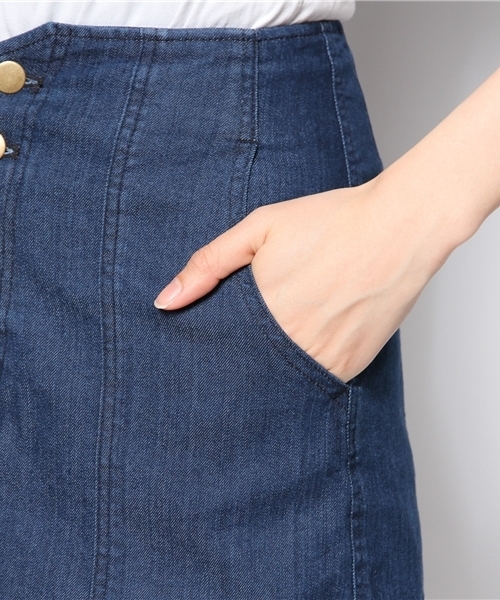 Chico(チコ)の「デニムハイウエストショートP(その他パンツ・レディース・ネイビー・FREE)」の7枚目の写真