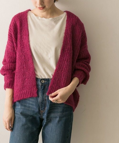 URBAN RESEARCH（アーバンリサーチ）の「カラーモヘヤカーディガン（カーディガン/ボレロ）」 - WEAR