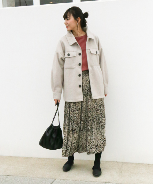 n'ee-ne（ネーネ）の「CPOジャケット（テーラードジャケット・レディース・ブラック/杢グレー/モカ/オートミール・FREE）」の17枚目の写真