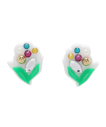 Khaju | Khaju:キラキラフラワーイヤリング(イヤリング)