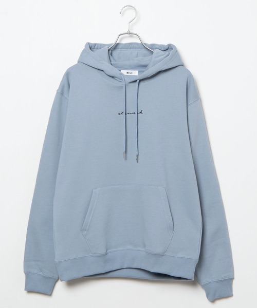 WEGO（ウィゴー）の「WEGO/シンプル刺繍プルパーカー（パーカー・メンズ・ホワイト/サックスブルー/ライトピンク・SMALL/MEDIUM/LARGE）」の15枚目の写真