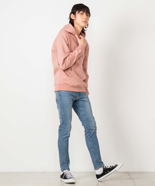 WEGO（ウィゴー）の「WEGO/シンプル刺繍プルパーカー（パーカー・メンズ・ホワイト/サックスブルー/ライトピンク・SMALL/MEDIUM/LARGE）」の14枚目の写真