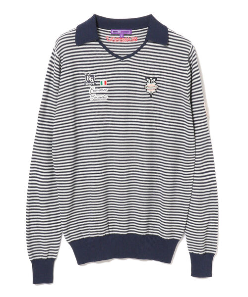 BEAMS GOLF PURPLE LABEL / ボーダースキッパーセーター