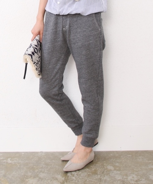 coen(コーエン)の「粗びき杢スウェットパンツ(その他パンツ・レディース・グレー/ネイビー・MEDIUM/LARGE)」の2枚目の写真