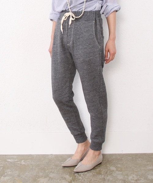 coen(コーエン)の「粗びき杢スウェットパンツ(その他パンツ・レディース・グレー/ネイビー・MEDIUM/LARGE)」の5枚目の写真
