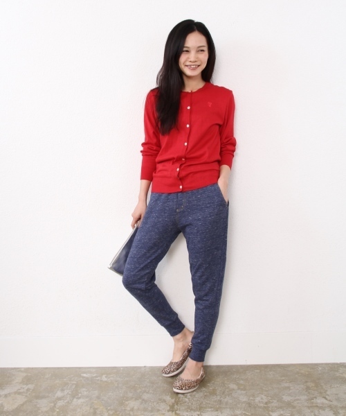 coen(コーエン)の「粗びき杢スウェットパンツ(その他パンツ・レディース・グレー/ネイビー・MEDIUM/LARGE)」の8枚目の写真