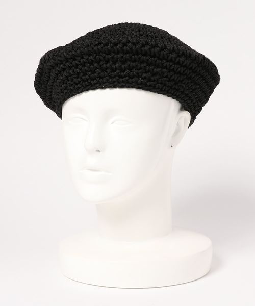 チチカカ（チチカカ）の「ロープベレー帽（ハンチング/ベレー帽・レディース・ブラック/ベージュ/ブルー・FREE）」の3枚目の写真