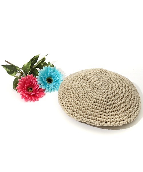 チチカカ（チチカカ）の「ロープベレー帽（ハンチング/ベレー帽・レディース・ブラック/ベージュ/ブルー・FREE）」の5枚目の写真