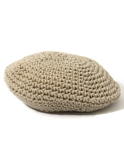 チチカカ（チチカカ）の「ロープベレー帽（ハンチング/ベレー帽・レディース・ブラック/ベージュ/ブルー・FREE）」の9枚目の写真