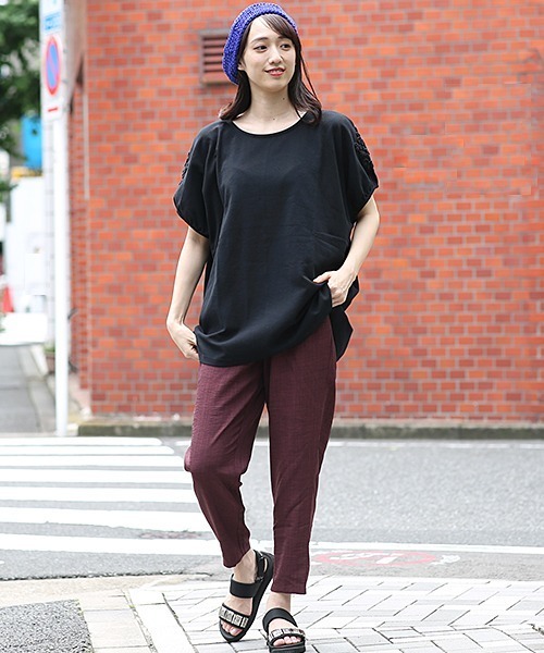 チチカカ（チチカカ）の「ロープベレー帽（ハンチング/ベレー帽・レディース・ブラック/ベージュ/ブルー・FREE）」の19枚目の写真